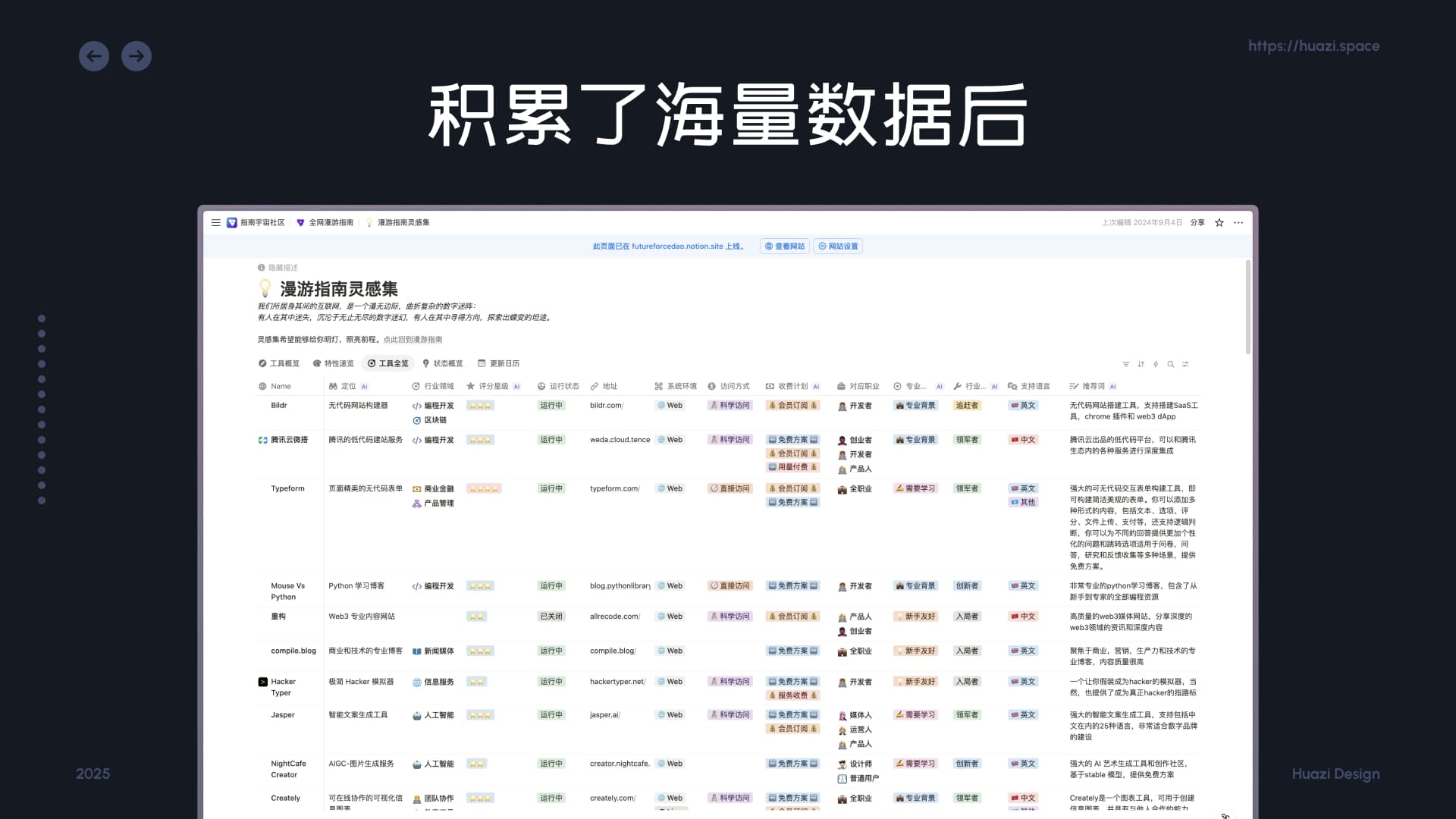 指南宇宙界面展示